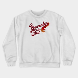 Surrender to the Flow Burgundy Crewneck Sweatshirt